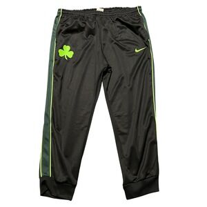 Nike Boston Celtics Showtime City Edition Track Pants Mens 3XL Black Shamrock